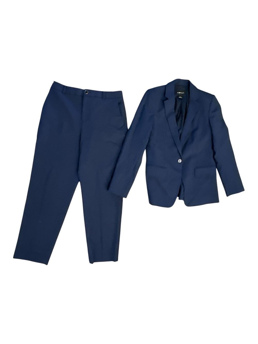 Club Monaco NAVY Borem Pant Suit Size 6